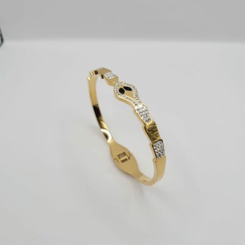 Bracelet Jong Articulé Acier Inoxydable doré