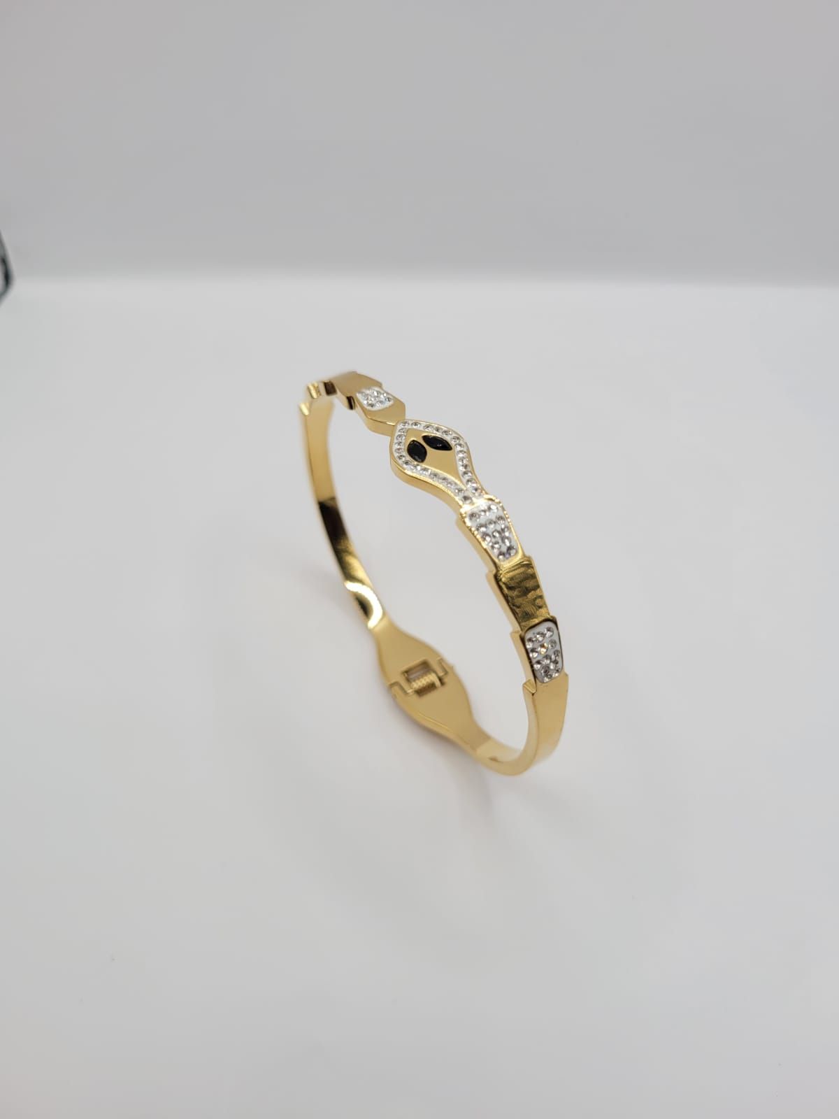 Bracelet Jong Articulé Acier Inoxydable doré