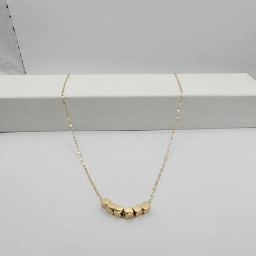 Collier Acier Inoxydable Carré Multiples