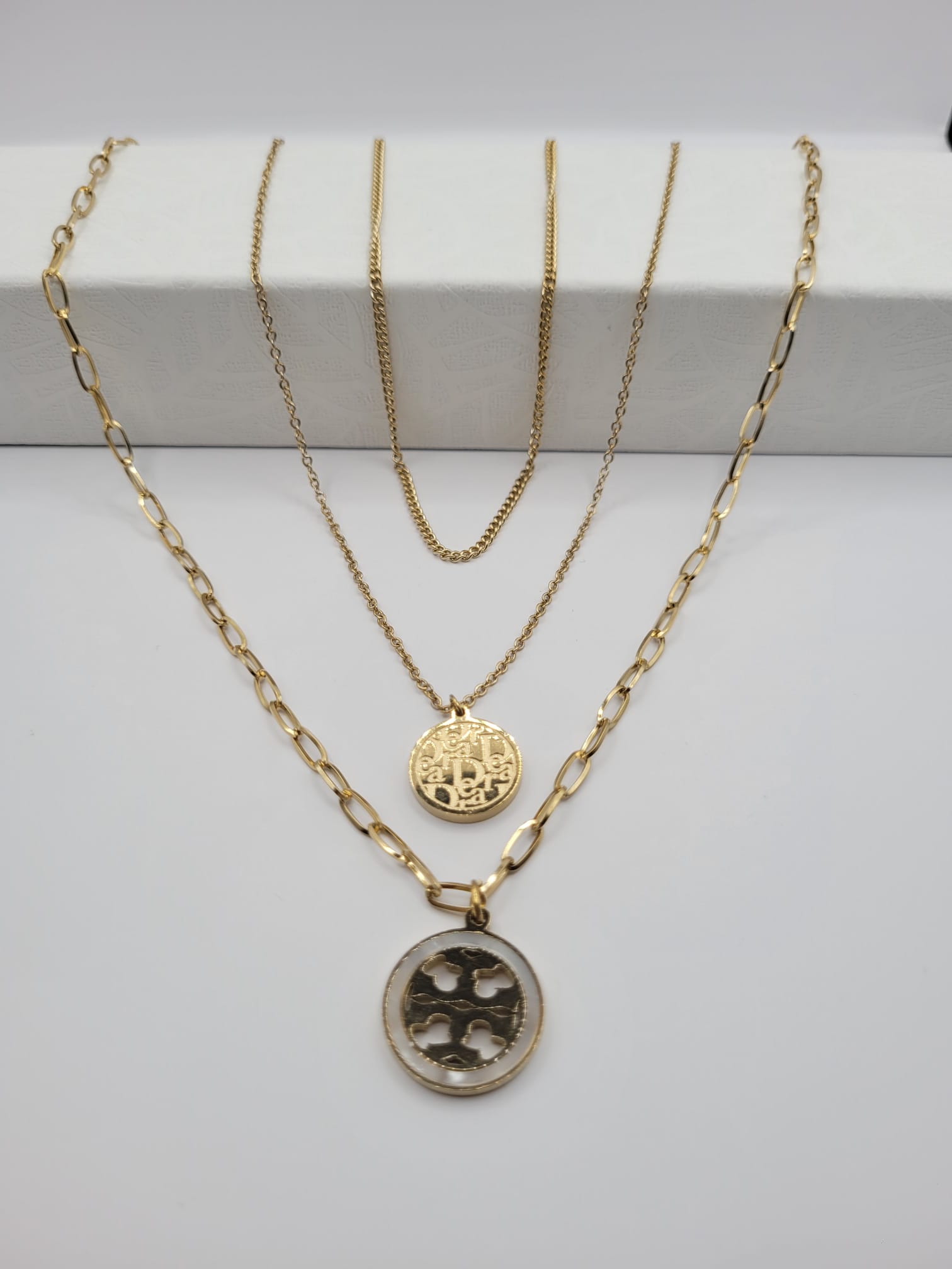 Collier triple double Pendentifs